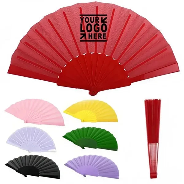 Folding Plastic Kungfu Tai-chi Dancing Fan