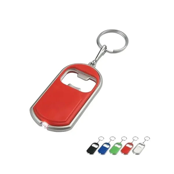 Bottle Opener Key Chain With LED Light Flashlight