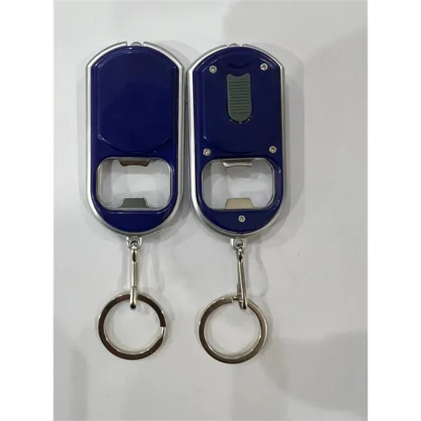 Bottle Opener Key Chain With LED Light Flashlight