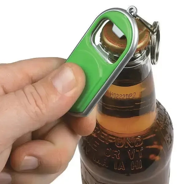 Bottle Opener Key Chain With LED Light Flashlight