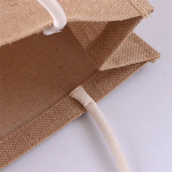 Size Travel Jute Tote Bags