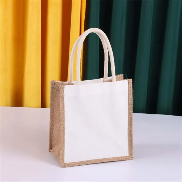 Size Travel Jute Tote Bags