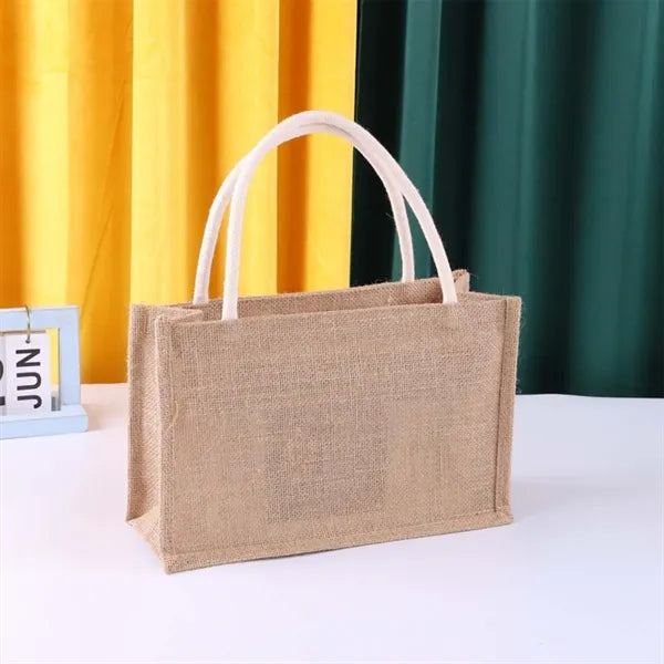 Size Travel Jute Tote Bags