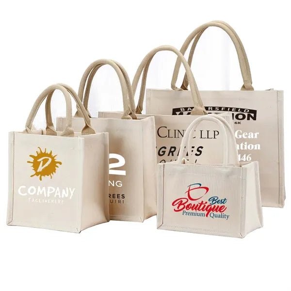 Size Full Color Imprint Canvas Tote Bags