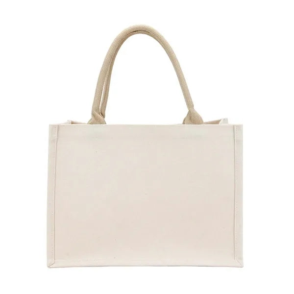Size Full Color Imprint Canvas Tote Bags