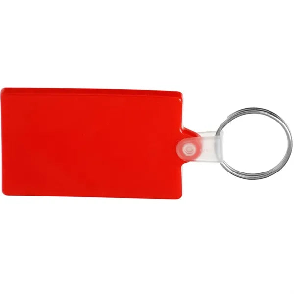 Rectangle Soft Plastic Keychains