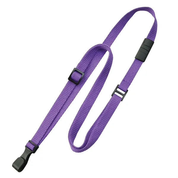 3/4" Adjustable Custom Silkscreen Lanyard