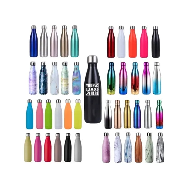 17oz Double-Wall Vacuum Insulated Stainless Steel Bottle