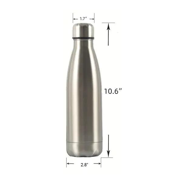17oz Double-Wall Vacuum Insulated Stainless Steel Bottle