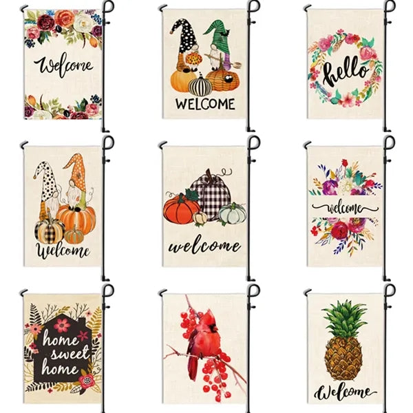 12" x 18" Custom Single Reverse Garden Banner Flag