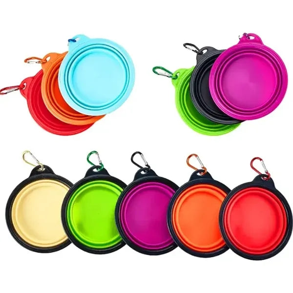 Imprinted Collapsible 5" Pet Travel Bowl