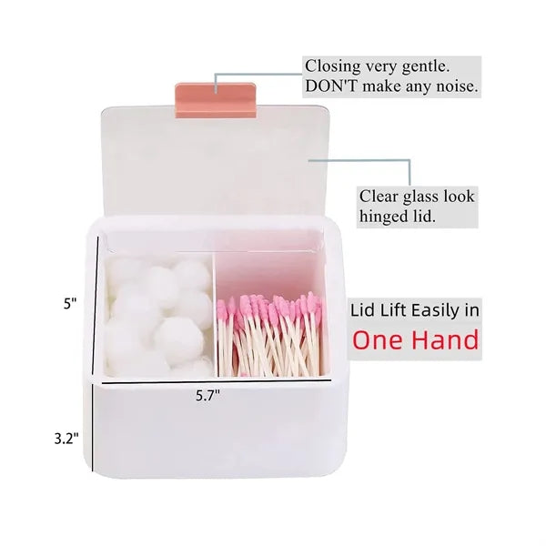2 Slot Cotton Swab Ball Holder