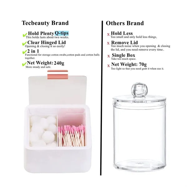 2 Slot Cotton Swab Ball Holder