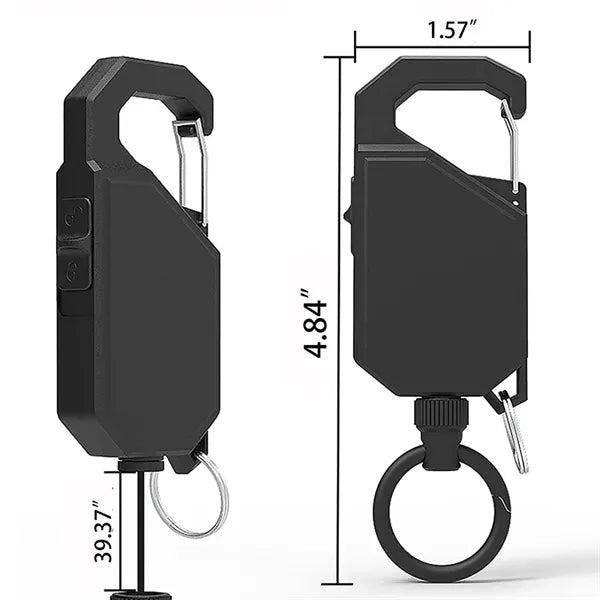 Retractable Chain Key Rings
