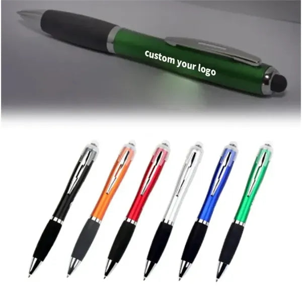 Holiday Gifts Light Up Stylus Ballpoint Pen