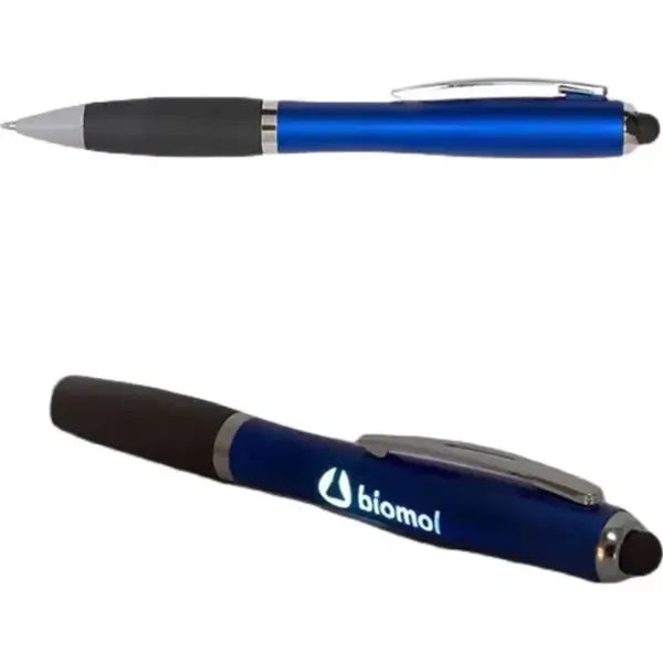 Holiday Gifts Light Up Stylus Ballpoint Pen
