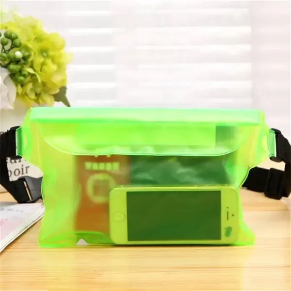 Waterproof cell phone organizer pouch hanging waist bag