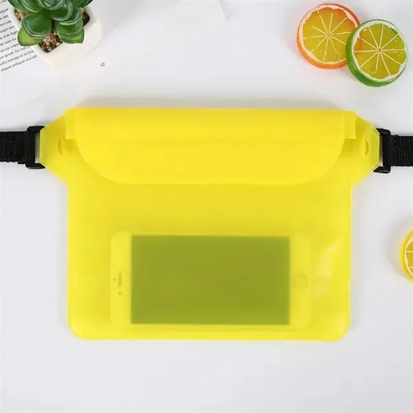 Waterproof cell phone organizer pouch hanging waist bag