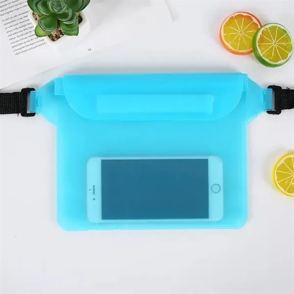 Waterproof cell phone organizer pouch hanging waist bag