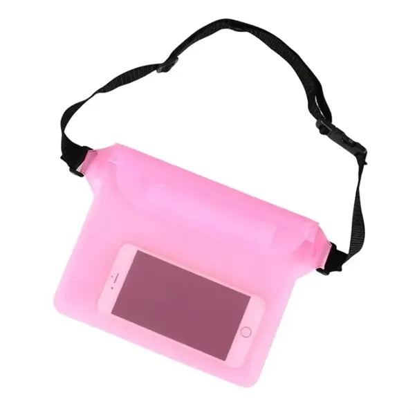 Waterproof cell phone organizer pouch hanging waist bag