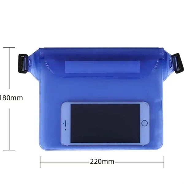 Waterproof cell phone organizer pouch hanging waist bag