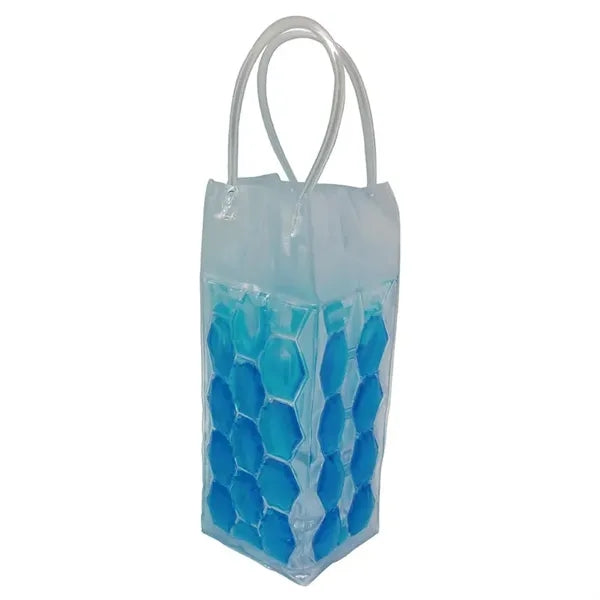 PVC gel beads wine bottle cooler cooling bag