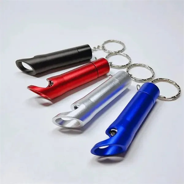 Beer Bottle Opener With Led Flashing Light with Key Ring