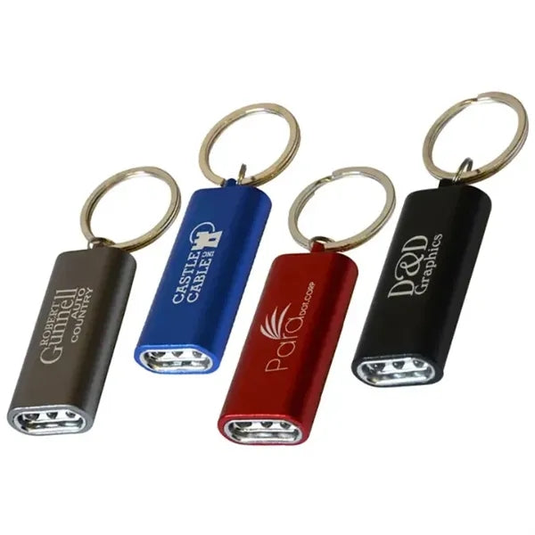 3 LED Aluminum Keychain Flashlight