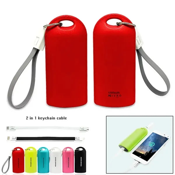 5200mAh Power Bank with Key Chain