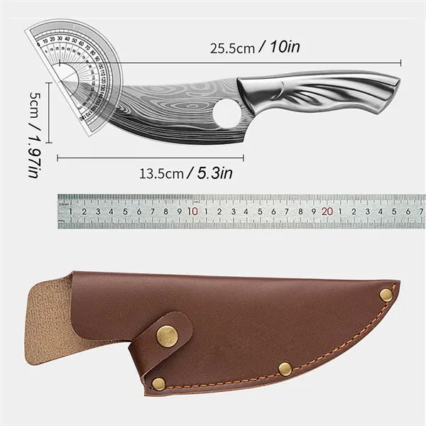 Durable Stainless Steel Damascus Utility Knife