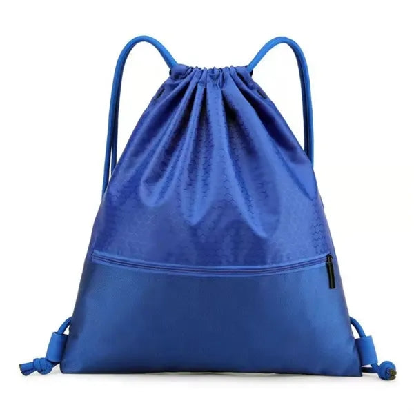 Waterproof Drawstring Backpack w/Zipper