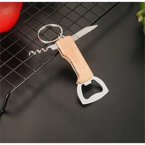 Foldable Mini Pocket Knife Bottle Opener