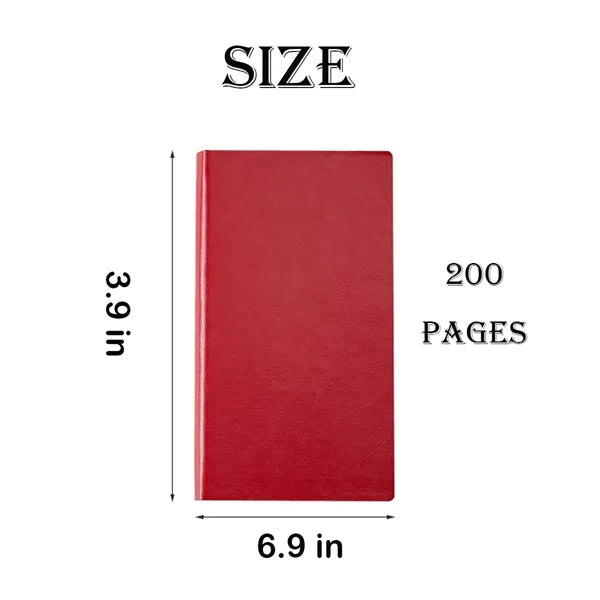 Notebook with PU Leather Softcover for School and Office