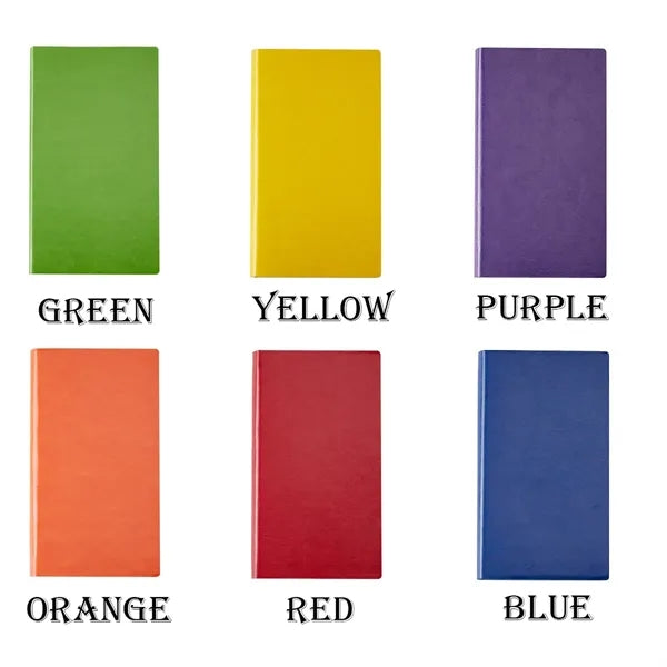 Notebook with PU Leather Softcover for School and Office