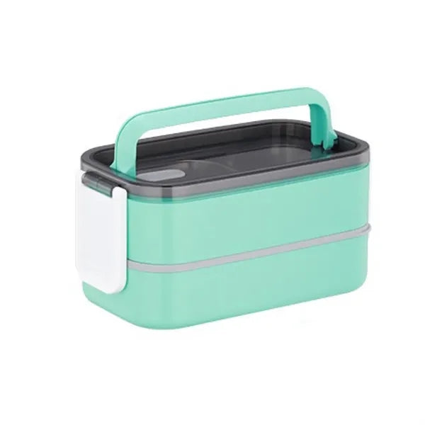 2-Layer Bento Box with Utensils