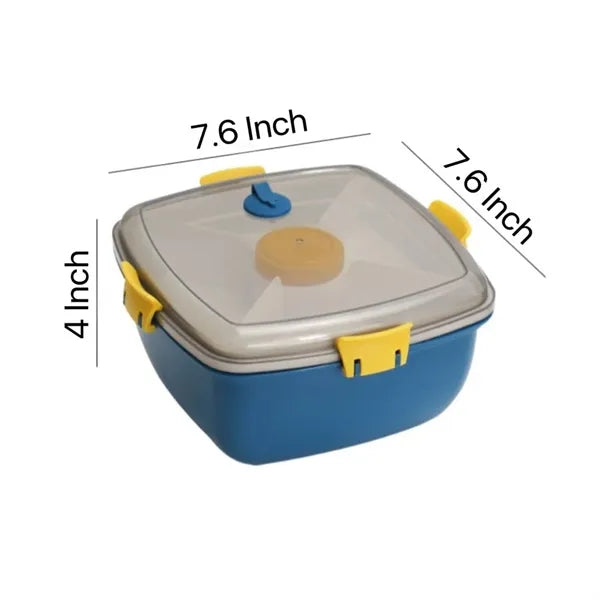 Salad Bowl with 4 Compartments