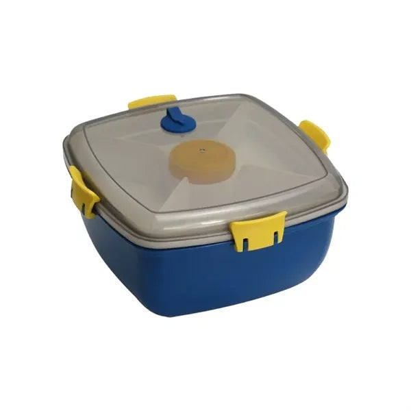 Salad Bowl with 4 Compartments