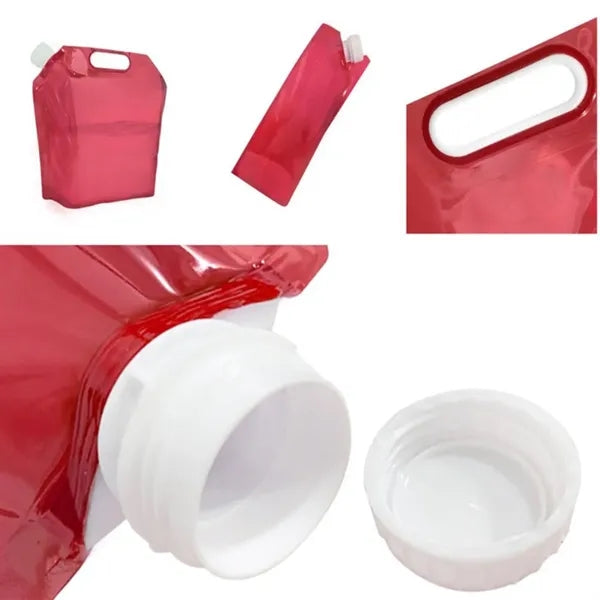 1.3 Gallon/5 Liter Refillable Collapsible Water Spout Bag