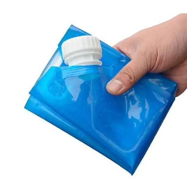 1.3 Gallon/5 Liter Refillable Collapsible Water Spout Bag