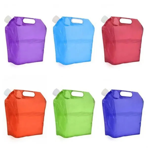 1.3 Gallon/5 Liter Refillable Collapsible Water Spout Bag