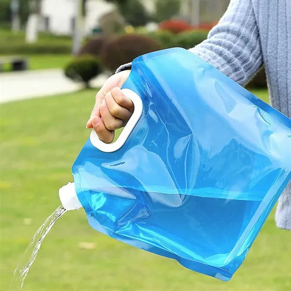 1.3 Gallon/5 Liter Refillable Collapsible Water Spout Bag