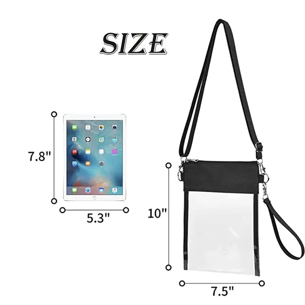 PVC Transparent Cross-body Bag