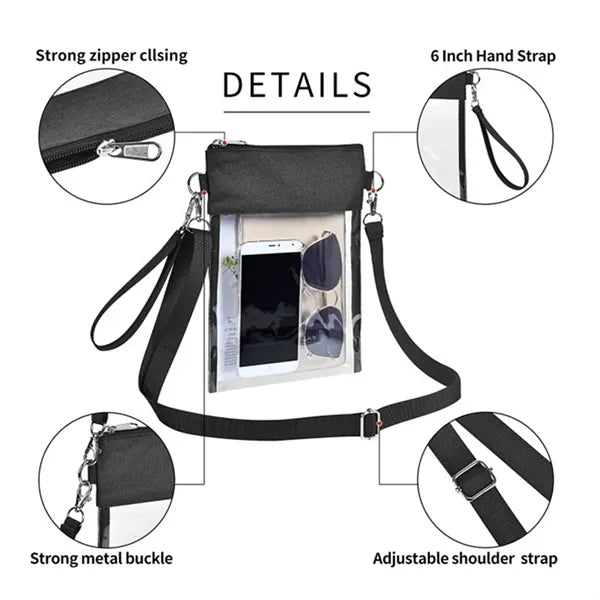 PVC Transparent Cross-body Bag