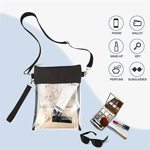 PVC Transparent Cross-body Bag