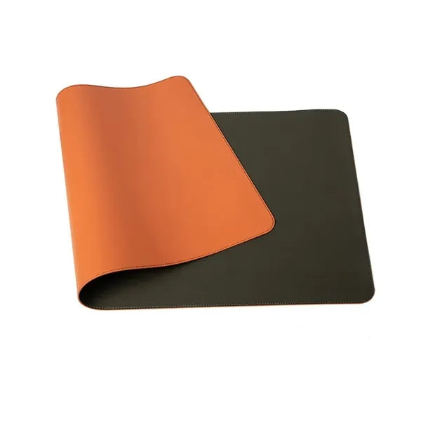 Dual Sided Pu Leather Office Desk Mouse Pad