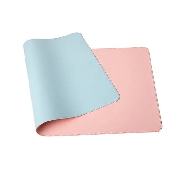 Dual Sided Pu Leather Office Desk Mouse Pad