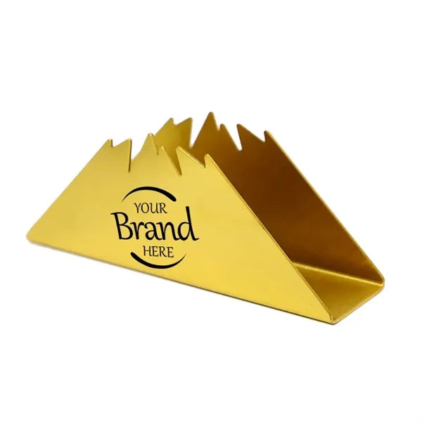Stainless Steel Golden Tabletop Napkin Tissue Holder