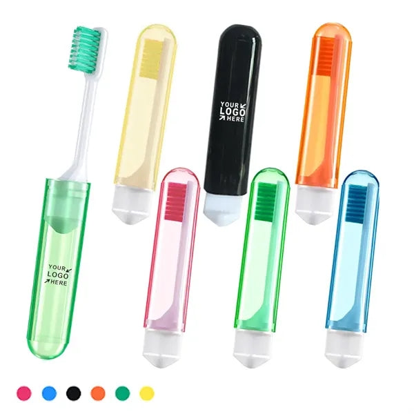 6 Pcs Portable Folding Toothbrush Set