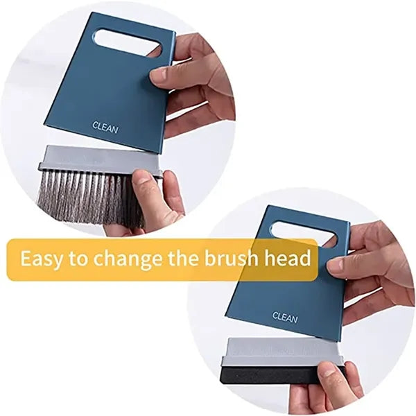 Mini Desk Keyboard Broom And Dustpan Set With Wiper Squeegee