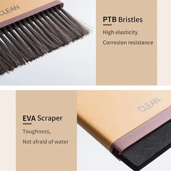 Mini Desk Keyboard Broom And Dustpan Set With Wiper Squeegee